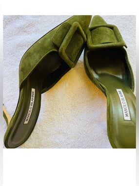 Manolo Blahnik  Maysale Mules